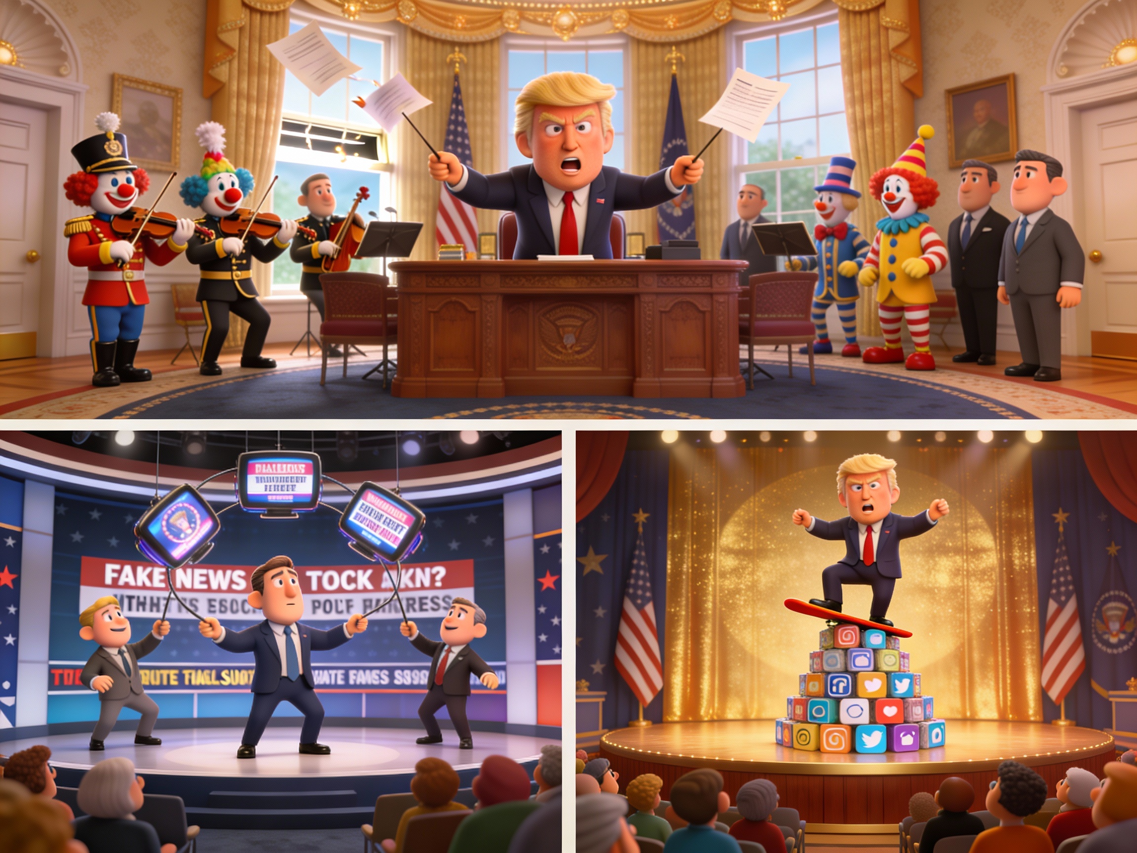 Canadian political satire montage from the Trump–Kennedy Center parody project